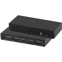 Shiverpeaks S/CONN maximum connectivity HDMI Verteiler, 1 x IN 4 x OUT mit Netzteil, 4K2K, 3D, VER1.4, Switch Box