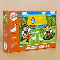Puzzle FOLKSTAR Dorf Łowicz, 30 Teile