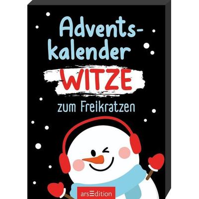 Adventskalender – Witze zum Freikratzen, Gebundene Ausgabe von Ute Löwenberg, arsedition, 978-3-8458-7033-5