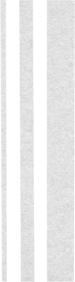 Zelfklevende viltstrips grijs - 3 rollen vloerbeschermers voor meubels