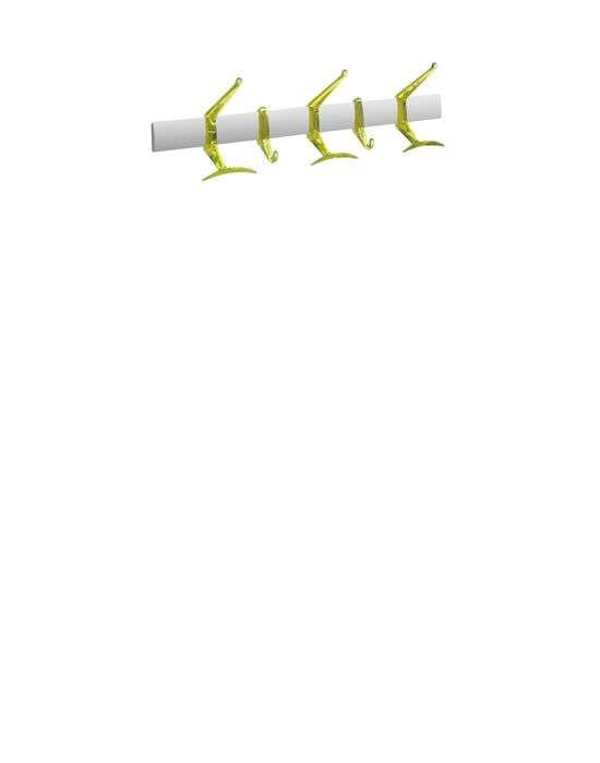 Kartell Hanger Garderobenstange (zitronengelb transparent, B 60cm) zitronengelb transparent | B 60cm 0817273