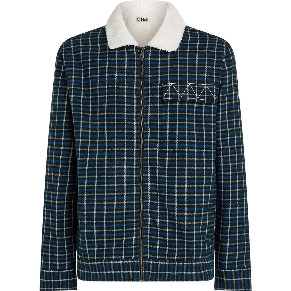 O'Neill O'riginals Fleece Lined Jacket blue heritage checks (35221) L 2500167-35221-L