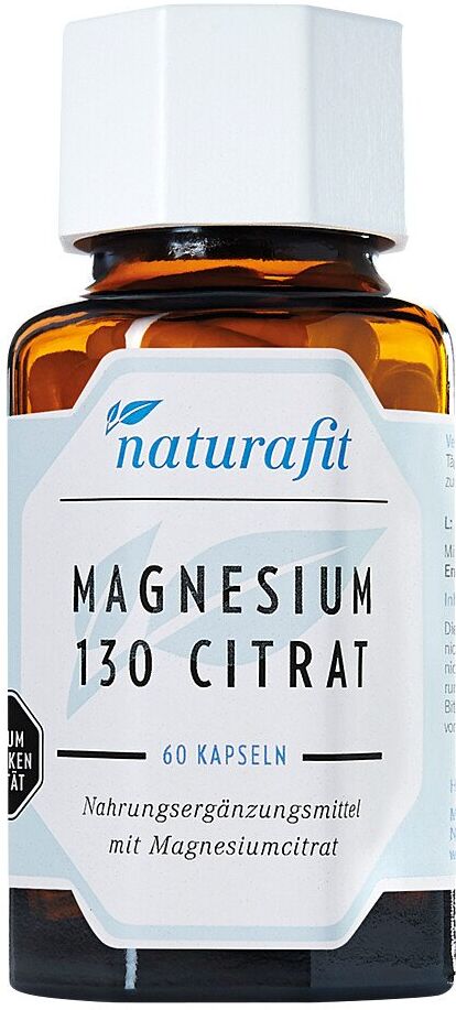Naturafit Magnesium 130 Citrat Kapseln