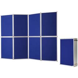 magnetoplan Präsentationswand Royalblau Filz 1101016