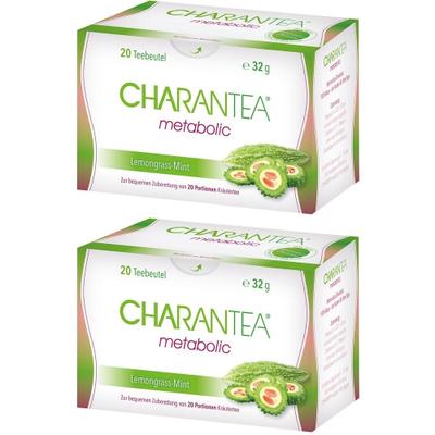 Charantea metabolic Lemon/Mint Filterbeutel 2x 2x20 St