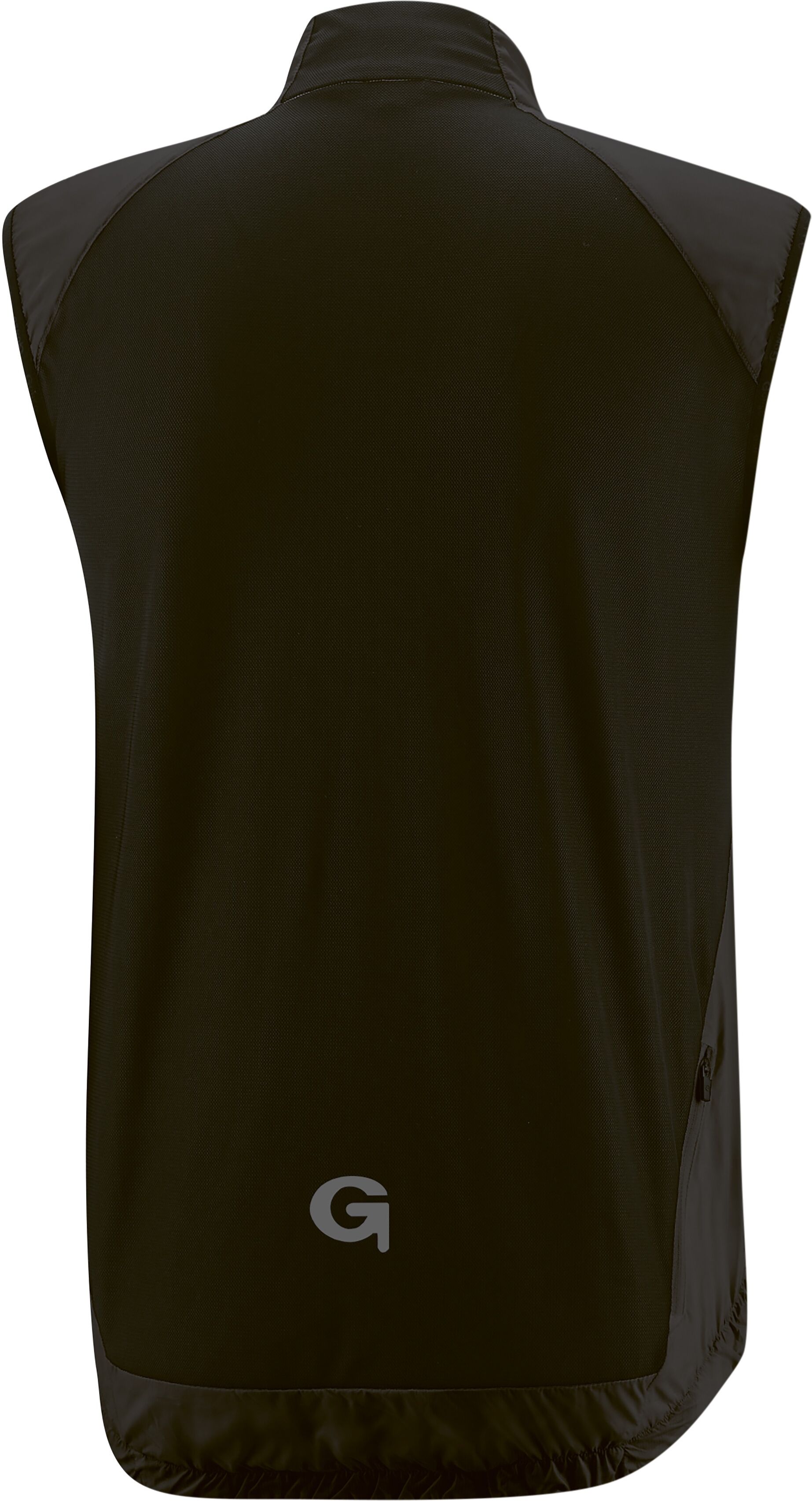 Funktionsweste GONSO "Grado", Herren, Gr. M, schwarz, 100% Polyester, Westen Funktionsweste, Formbeständige, strapazierfähige und elastische, Funktionsfaser schwarz M