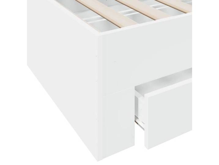 Cadre de lit - SURENHAP - DNS102075 - 140x190cm - Bois d'ingénierie - Avec tiroirs