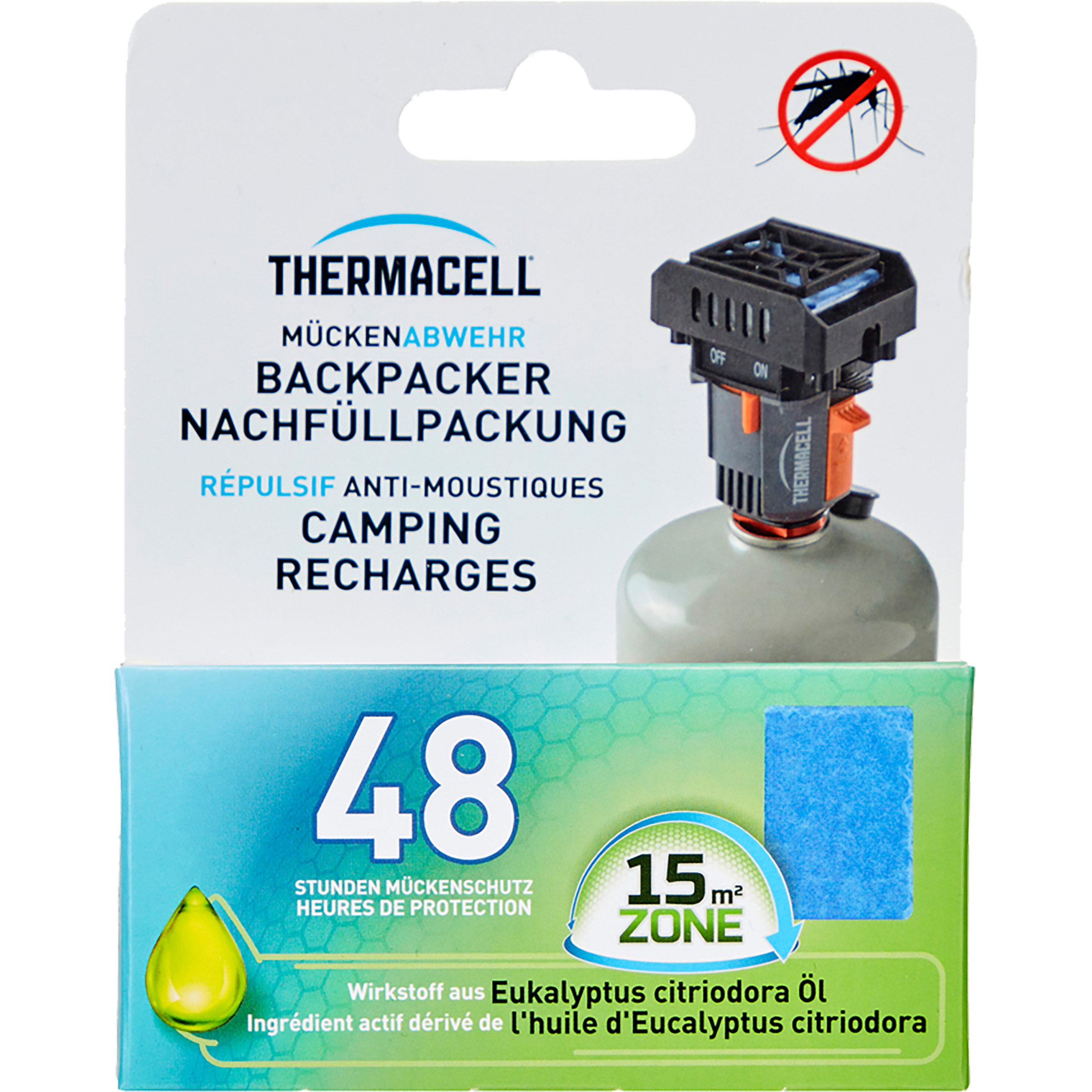 ThermaCELL Nachfüllpack M-48 für Insektenabwehrgerät Moskitonetze weiss Camping