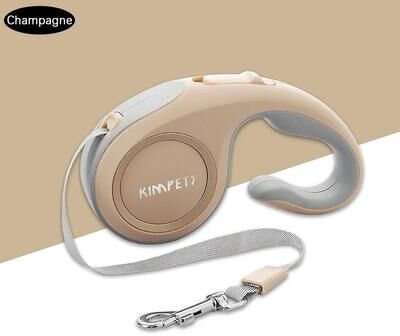Uplift Treasures Automatic Retractable Dog Leash For Small And Medium Dogs champagne 5m