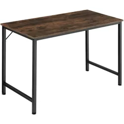 tectake Schreibtisch Jenkins  Industrial Holz Dunkel, Rustikal