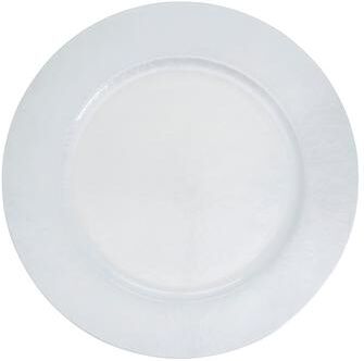 Saro Lifestyle Soft Glow Faux Mother of Pearl Charger Plate (Set of 4)