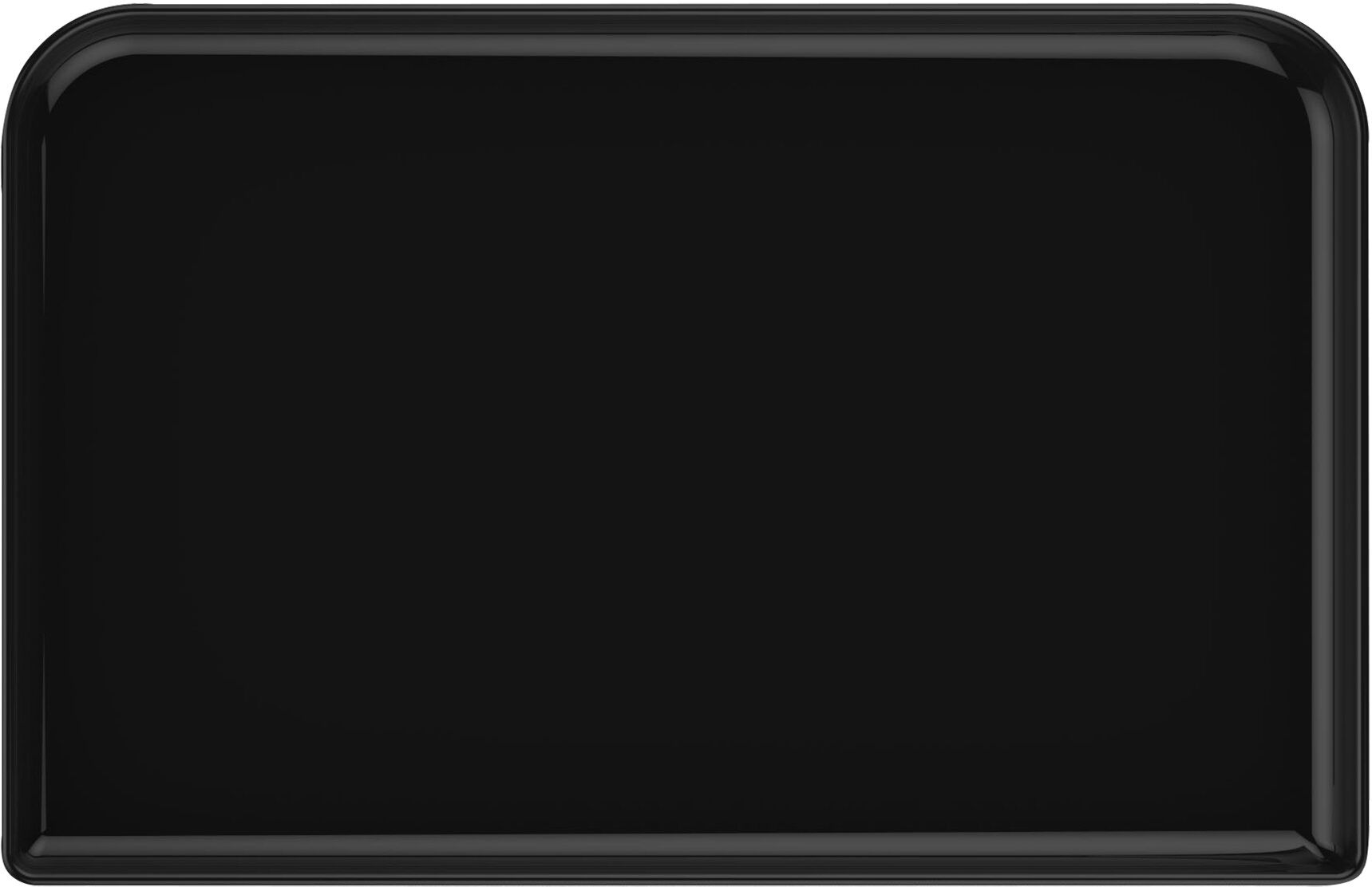 Aliseo Vassoio di cortesia Nero 400 x 200 x 16 mm