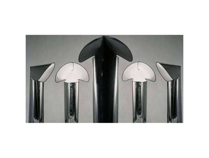 Chiara F Lampadaire Stainless Steel - Flos - Salon / séjour - Métal