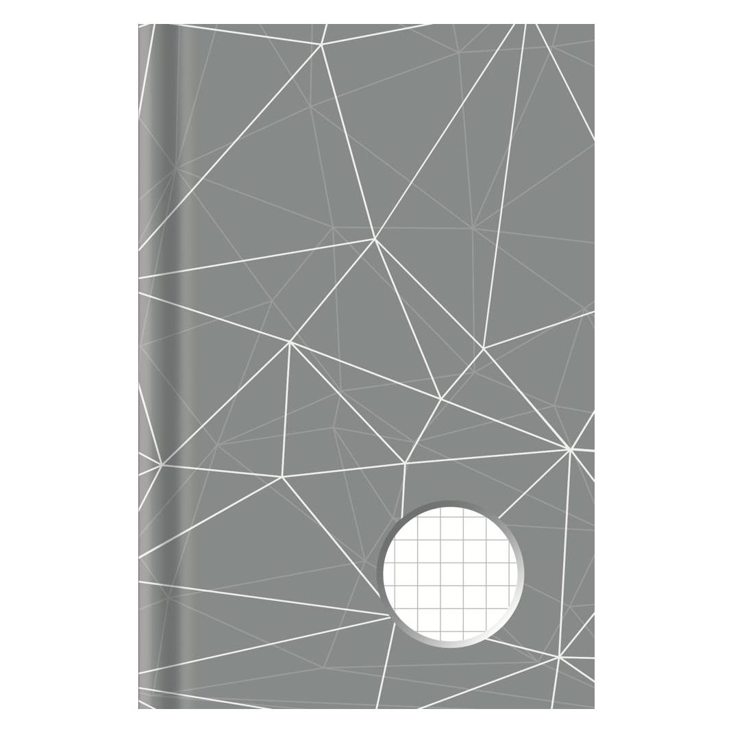Stylex Kladde A6 192 Seiten grau (A6, Liniert) (76361)
