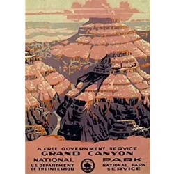 POSTER Amerika Grand Canyon A4 Rahmenlos
