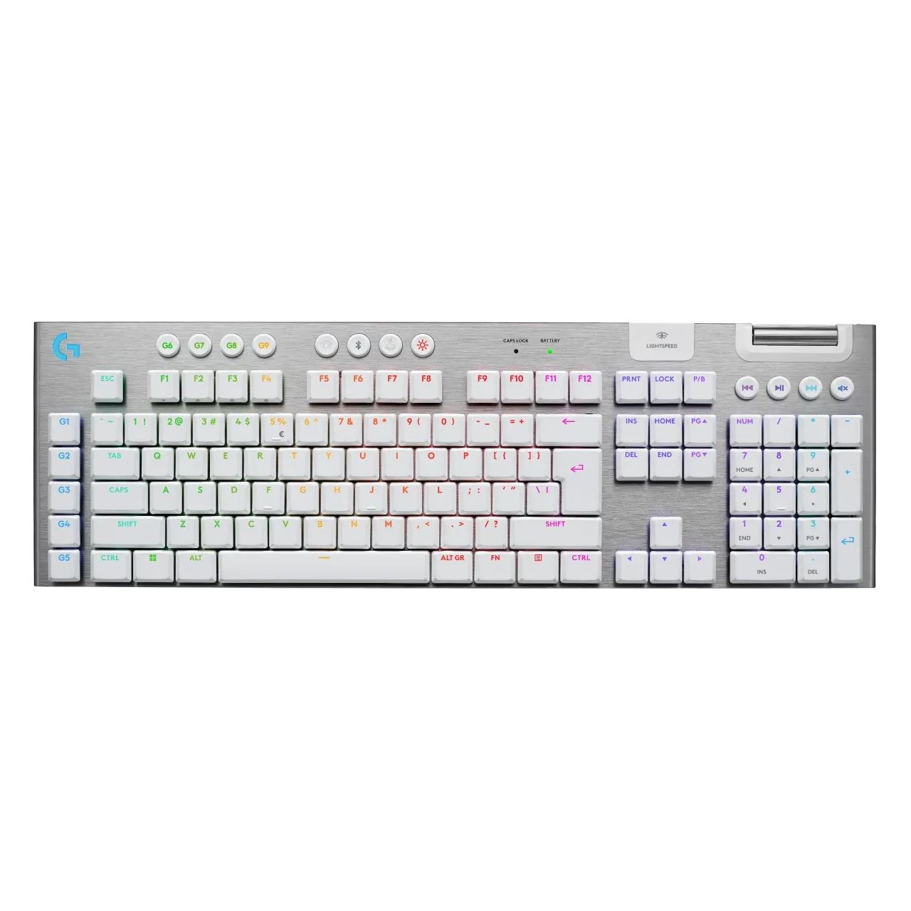 LOGITECH G915 X LIGHTSPEED WRLS G KB WHITE-US INTL-EMEA28I-935