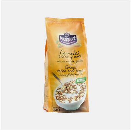 SANTIVERI NOGLUT S/G CEREAIS CACAU E MEL 250g