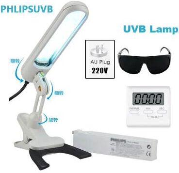 Inspired Living Narrow Band 311nm UVB Light Therapy Lamp For Home Skin Care Support 220v Au Plug