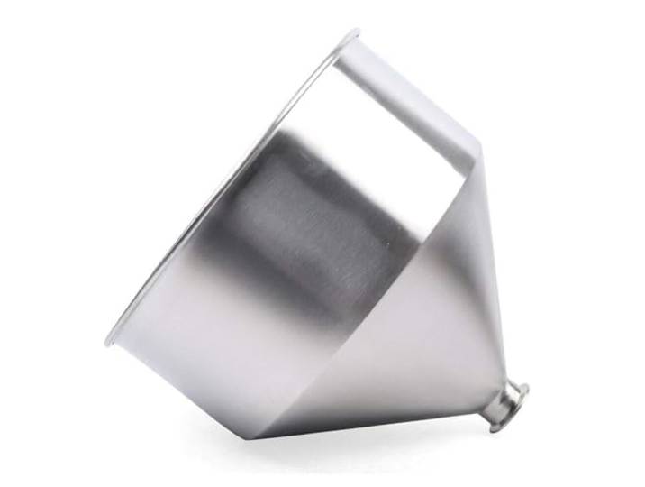 304 Edelstahl Trichter, 10L-50L Flüssigkeit Paste Fülltrichter Hochleistungstrichter Abfüllmaschine Trichter Für Flüssigkeiten Abfüllbehälter Behälter (Silber), 30L, 64mm