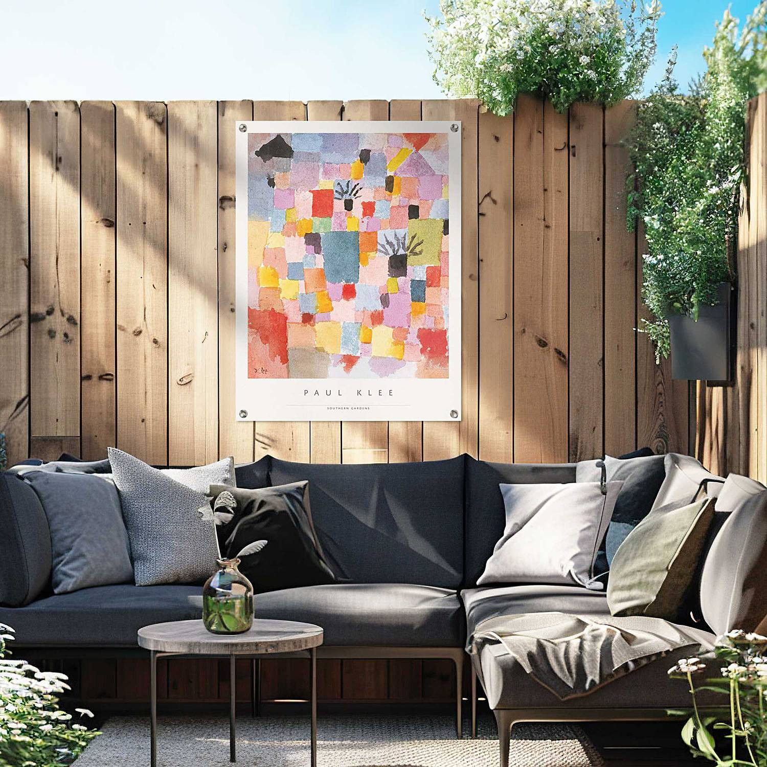 home24 Outdoor-poster Paul Klee, Meerdere kleuren, 60 x 80 cm