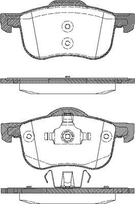 Triscan Bremsbelagsatz, Scheibenbremse 8110 27003 Für Volvo