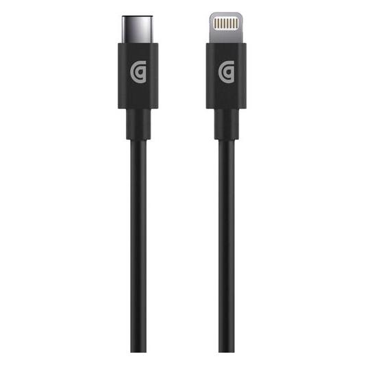 Griffin USB-C - Lightning kabel černý / Kabel / 1,8 m (1.80 m) (GP-067-BLK)