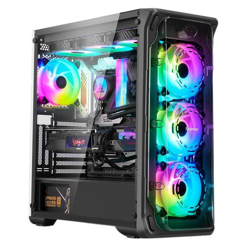 Segotep Lux 360 black case (ATX, E-ATX, mATX, Mini-ITX) (62439115)