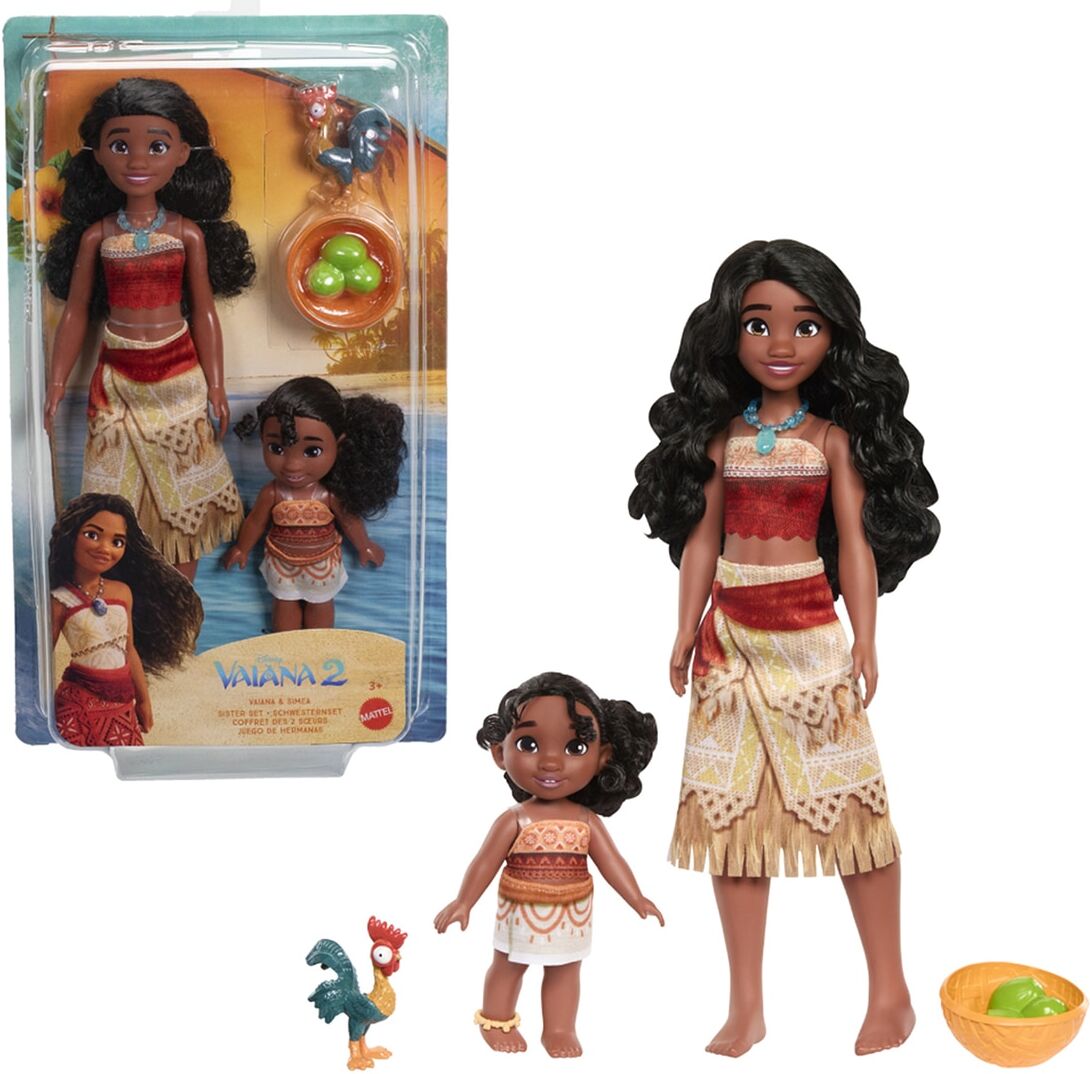 Mattel Pack muñecas Vaiana y Simea .