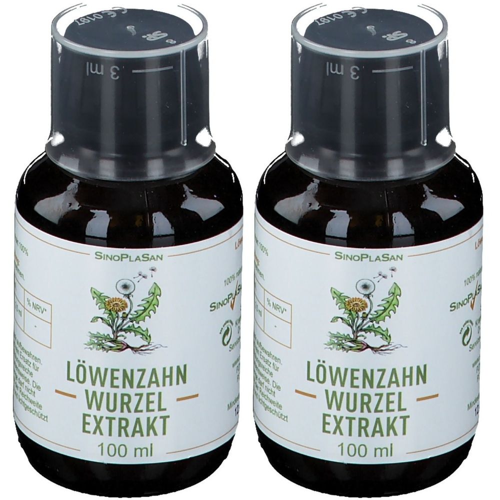 LÖWENZAHNWURZEL-Extrakt naturrein flüssig 2x 2x100 ml Flüssigkeit
