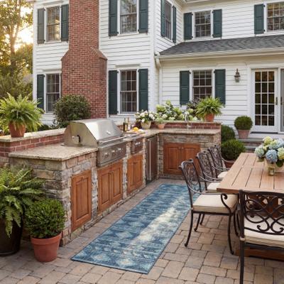 SAFAVIEH Courtyard Mimi Indoor/ Outdoor Waterproof Patio Backyard Rug