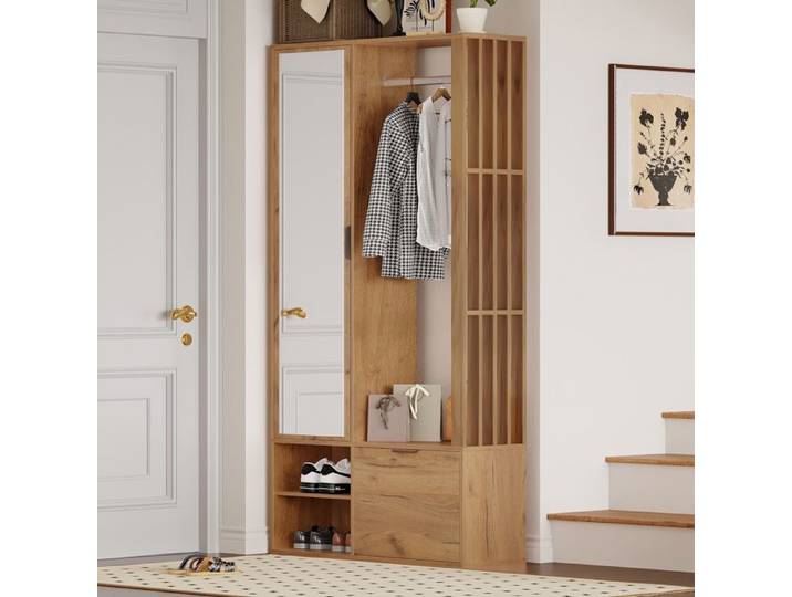 Design solide et sécurisé armoire en bois idéal pour maison salon chambre décoration intérieure