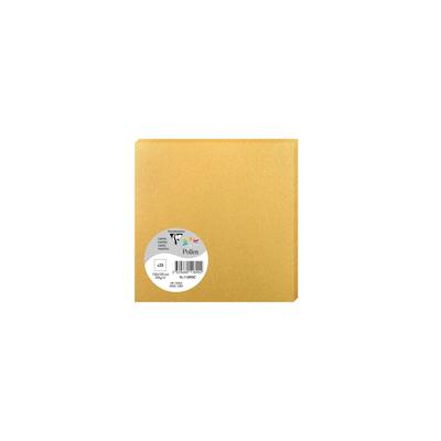 Pollen 250x Karte Pollen 135x135mm 210g - Gold 11890C