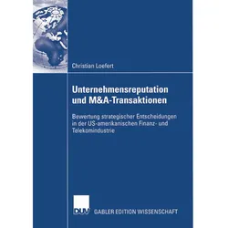 Unternehmensreputation und M&A-Transaktionen, Fachbücher von Christian Loefert