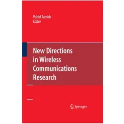 New Directions in Wireless Communications Research, Fachbücher von Vahid Tarokh