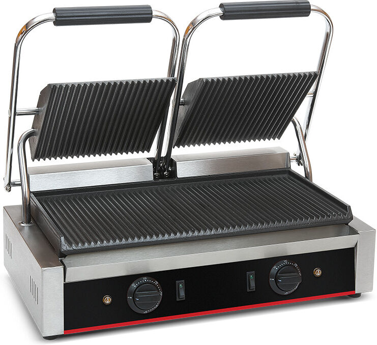 Horecatech Piastra per panini doppia 56,5 x 37 cm