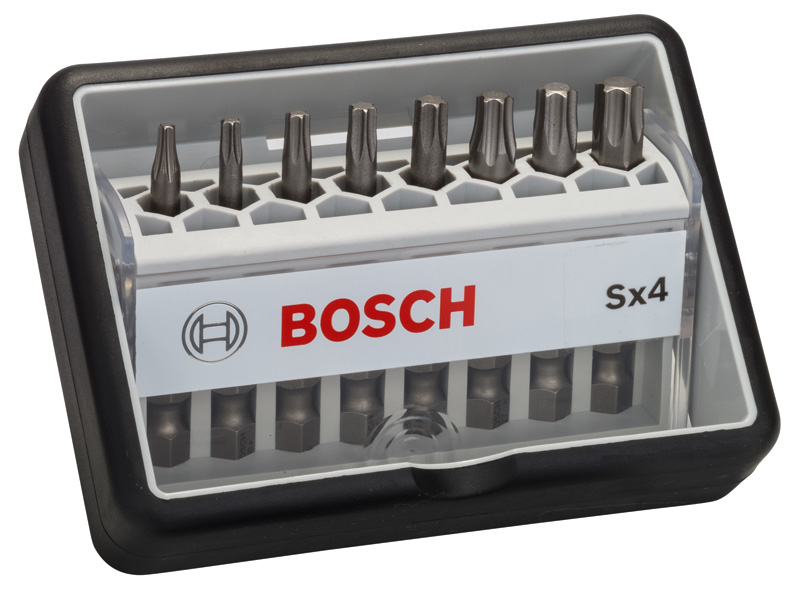 Bosch 8-tlg. Schrauberbit-Set, Robust Line, Sx T, Extra Hard-Ausführung 2607002559