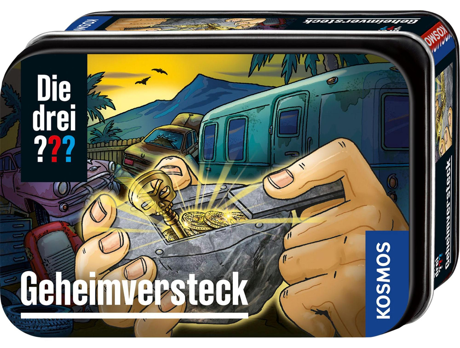 Kosmos De drie ??? Geheime schuilplaats metalen doos
