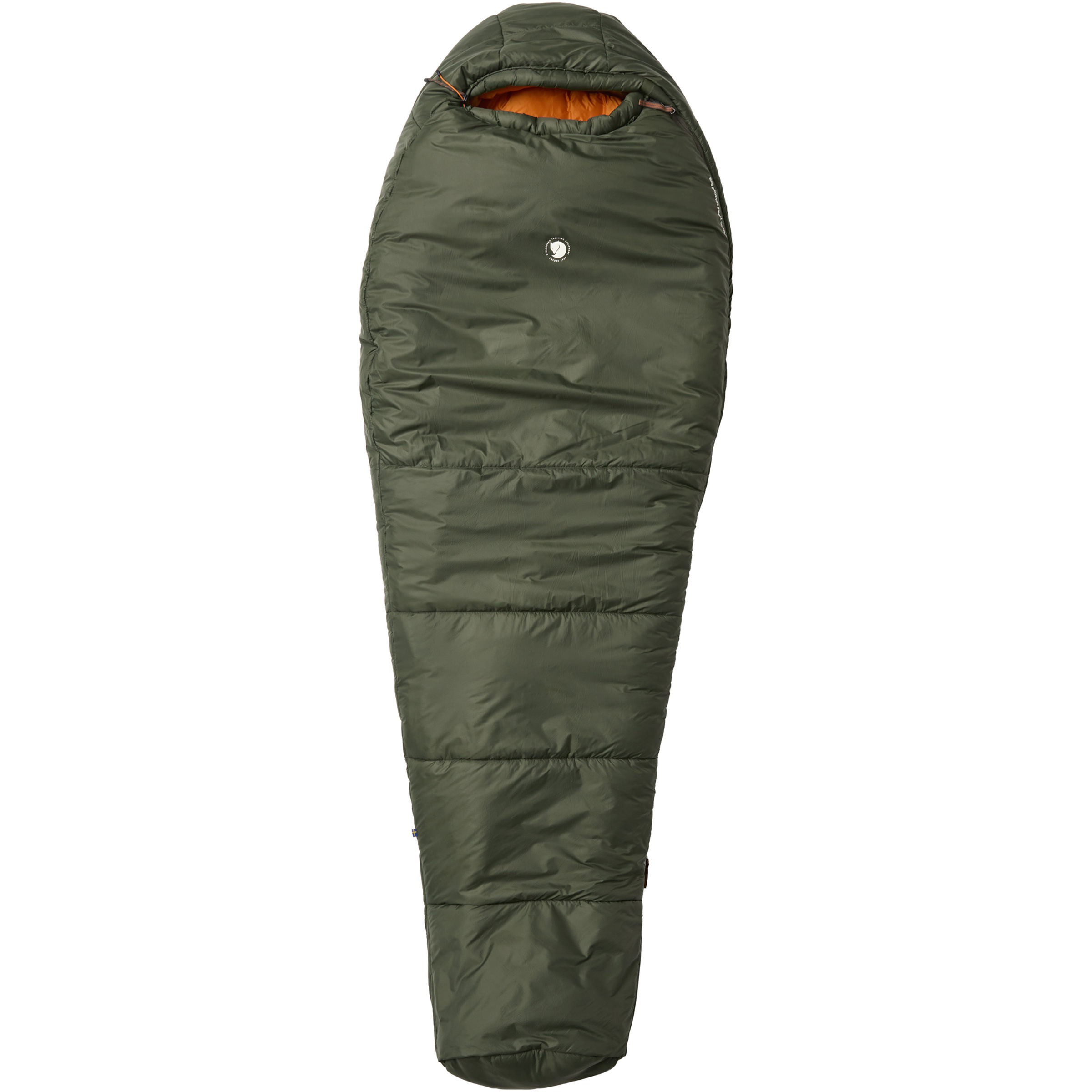 Fjällräven Abisko Three Seasons Schlafsack Kunstfaserschlafsäcke oliv Größe max. 185cm Camping Primaloft