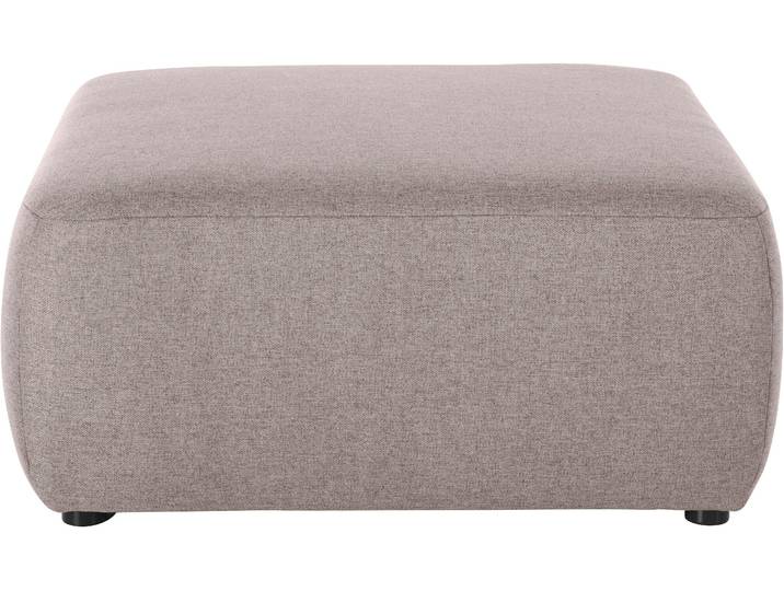 Hocker DOMO COLLECTION Cesena modern, zeitlos und bequem , grau (stone), B:88cm H:39cm T:88cm, Hocker, Hocker