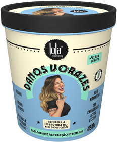 Lola Cosmetics Máscara Reparação Intensiva Danos Vorazes 450 gr