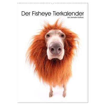 Der Fisheye Tiere Kalender (Wandkalender 2027 DIN A2 hoch), CALVENDO Monatskalender
