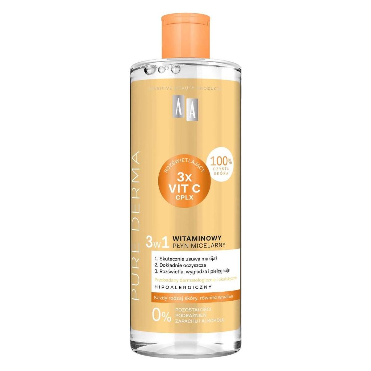 Oceanic Pure Derma Vitamin Micellar Liquid 3-in-1 500ml AA (Mizellenwasser, 500 ml) (44834306)