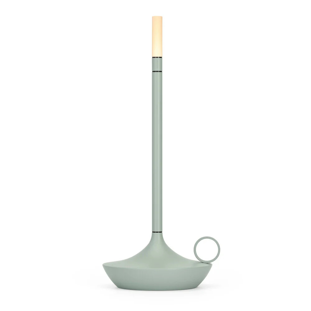 Graypants Wick tafellamp sage green met oplaadbare accu