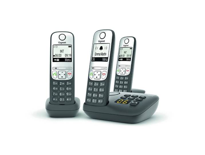 Téléphone sans fil avec répondeur A635A Trio - Anthracite GIGASET