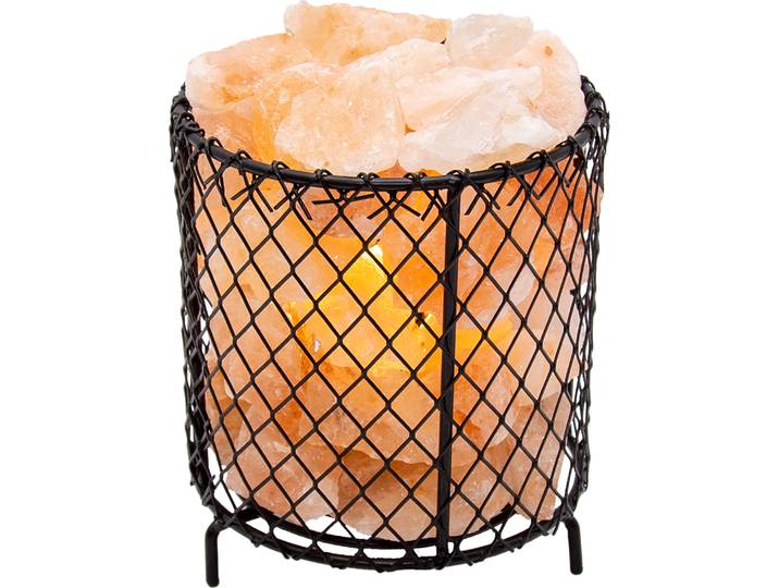 Globo Lighting Tischleuchte Salzkristall, 1x E14