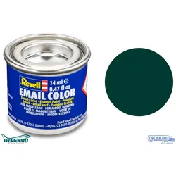 Revell Farbe Modellbau Email Color Schwarzgrün matt 14ml 32140