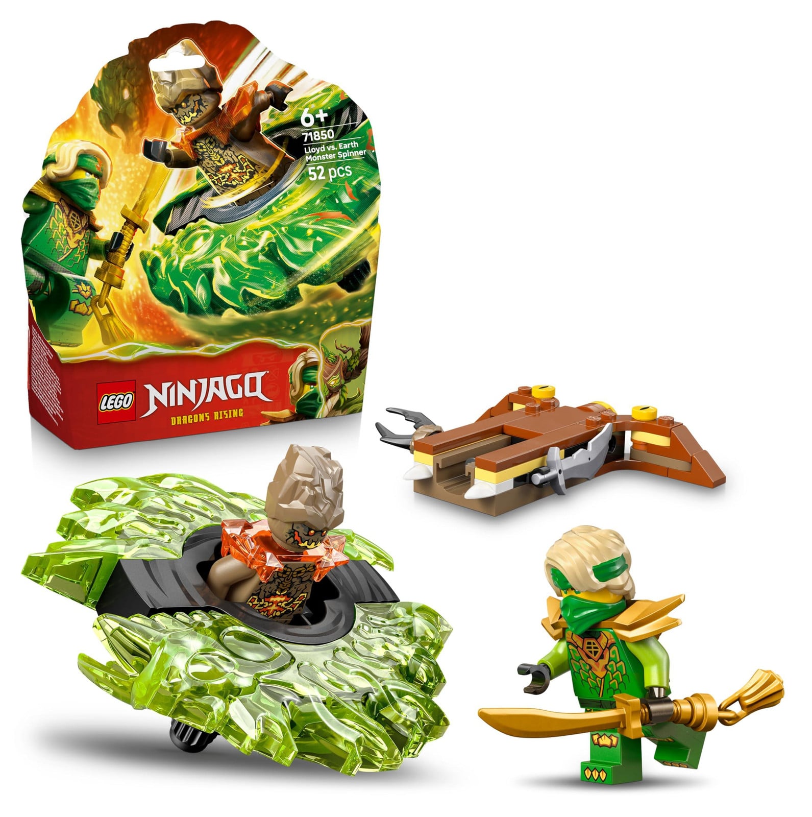 LEGO NINJAGO Lloyd vs Spinners Aardmonster 71850