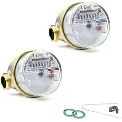 Optischer Impulsgeber mit Rücklauferkennung, Kabel: 2 m (Ausführung: Impuls K100 (100l pro Impuls))