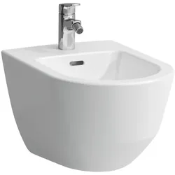 LAUFEN Pro Wand-Bidet H8309520183041 36x53cm, Ausladung 53cm, Eckventile außenliegend, bahamabeige