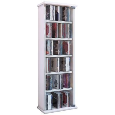 Holz CD DVD Stand Regal Schrank Vetro Glastür
